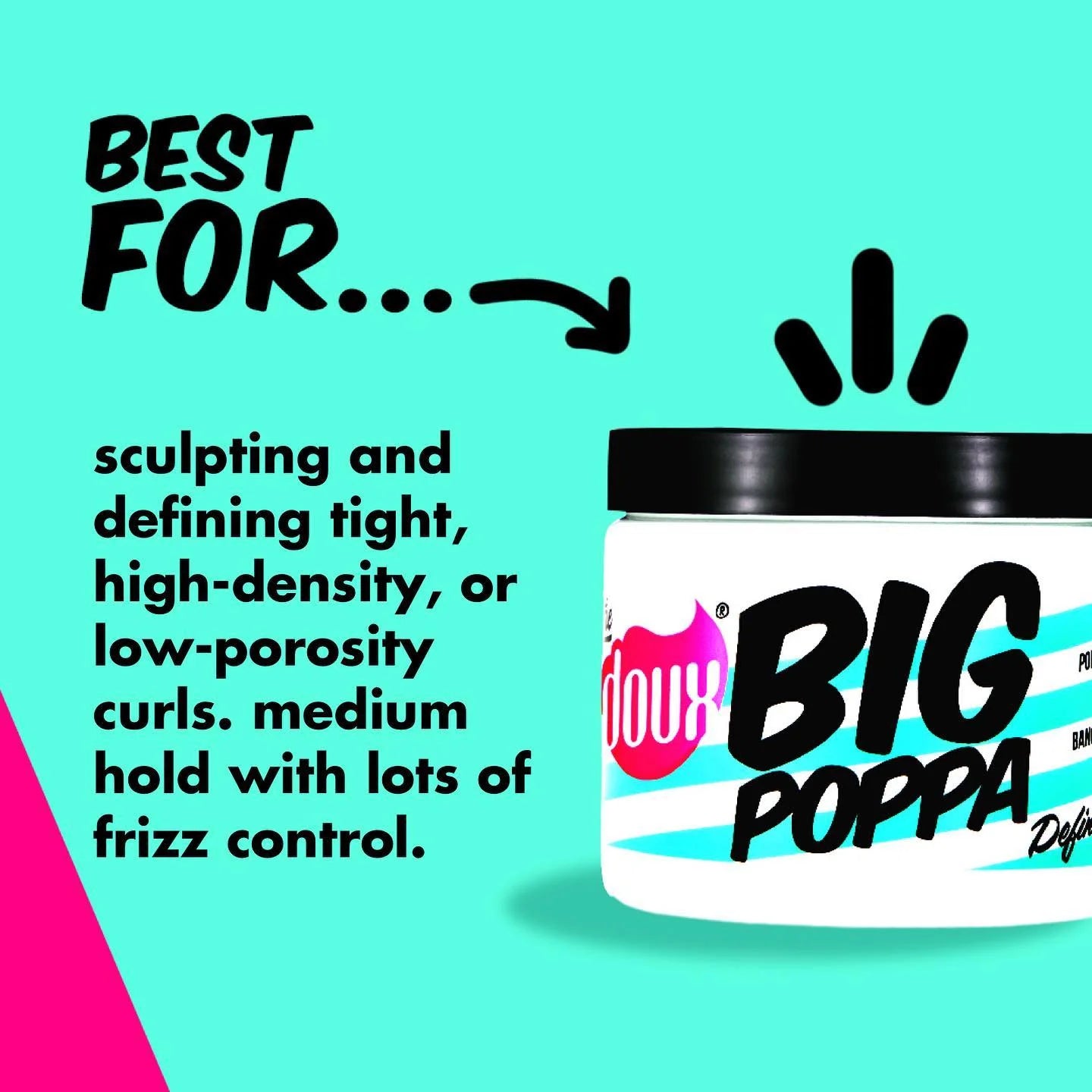 The Doux Big Poppa Defining Gel 16 oz