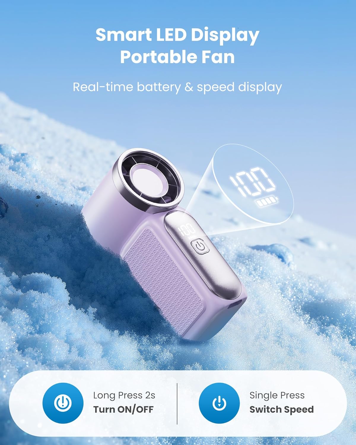 Gaiatop Portable Handheld Mini Fan