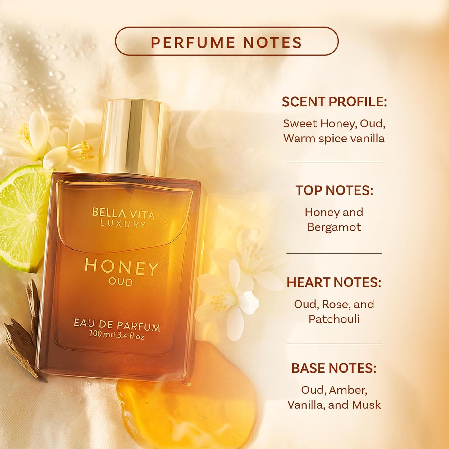 BellaVita Luxury Honey Oud Eau de Parfum