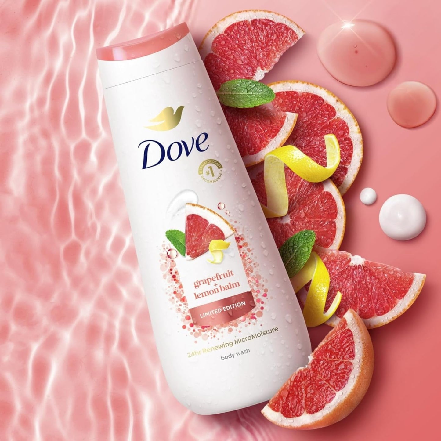 Dove Limited Edition Body Wash | Summer Scents (Grapefruit + Lemon Balm)