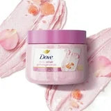 Dove Exfoliating Body Scrub Himalayan Salt & Rose Oil