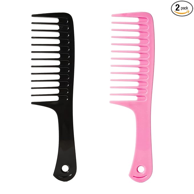 2PCS Wide Tooth Comb