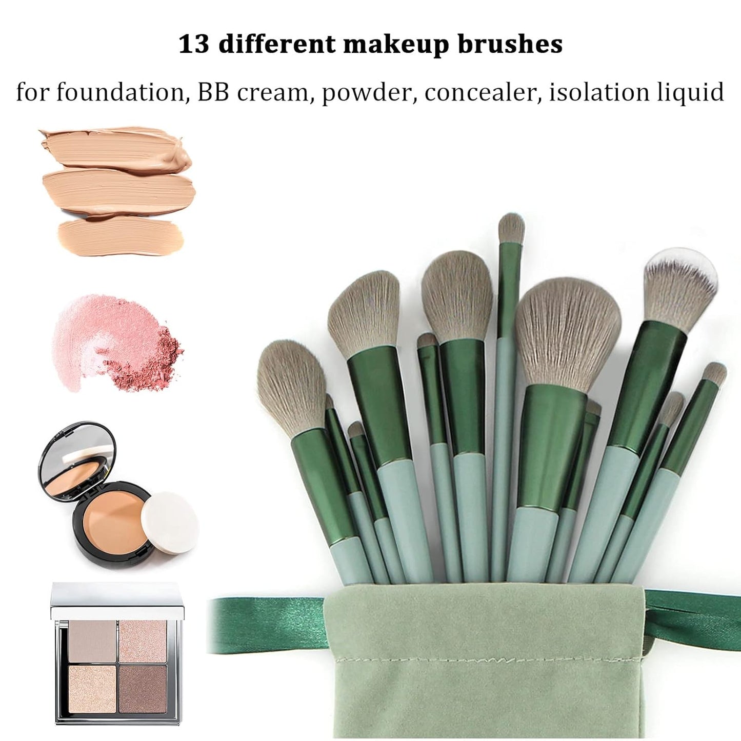 Koccido  Makeup brush set 22pcs