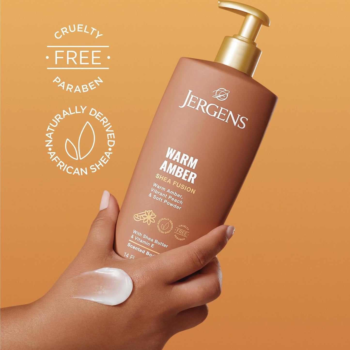 Jergens Shea Fusion Warm Amber Body Lotion