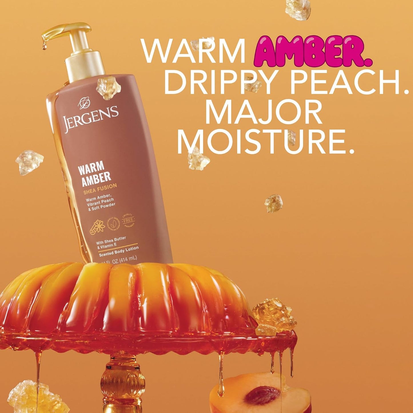 Jergens Shea Fusion Warm Amber Body Lotion