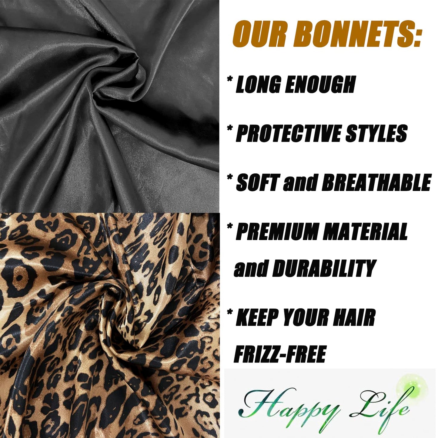 Satin Bonnets 2pk