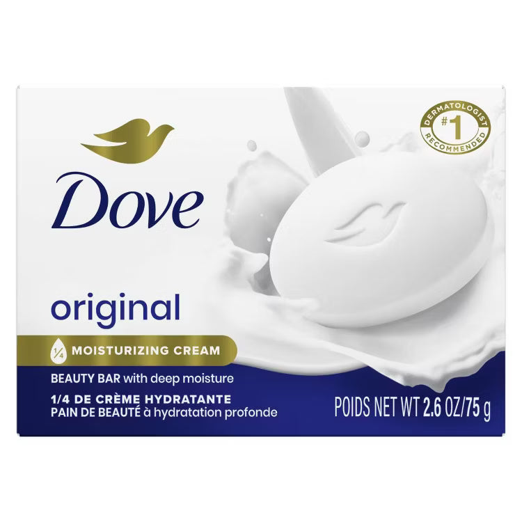 Dove Beauty Original Bar Soap - Unscented