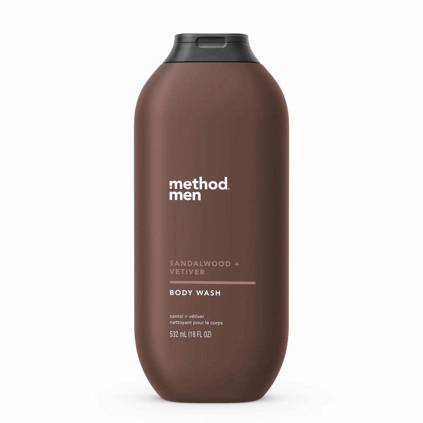 Method Men Body Wash, Sandalwood + Vetiver, 18 oz